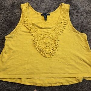 yellow blouse